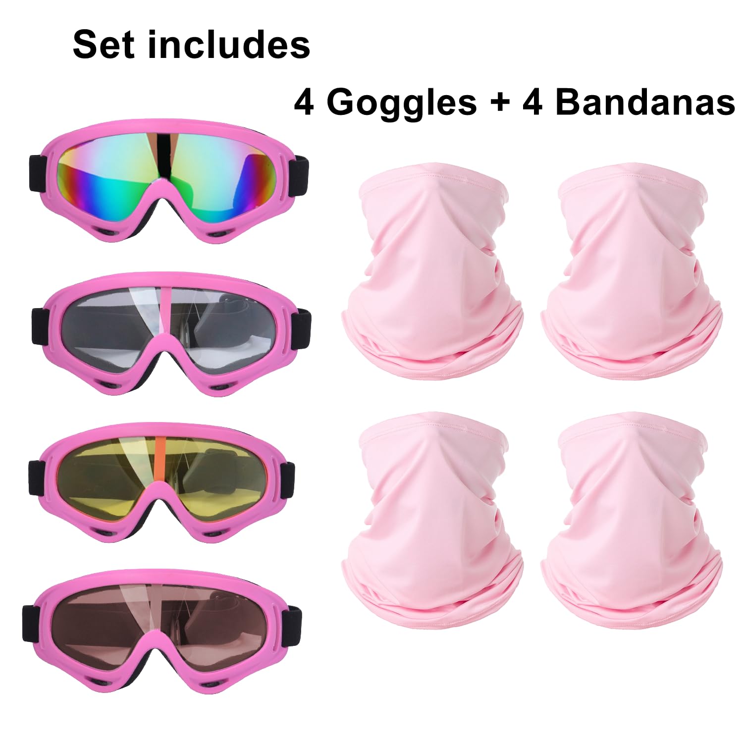 XYDZ Moto Lunettes Motocross, Lunettes De Protection Anti-UV Coupe-Vent Anti-Sable Anti