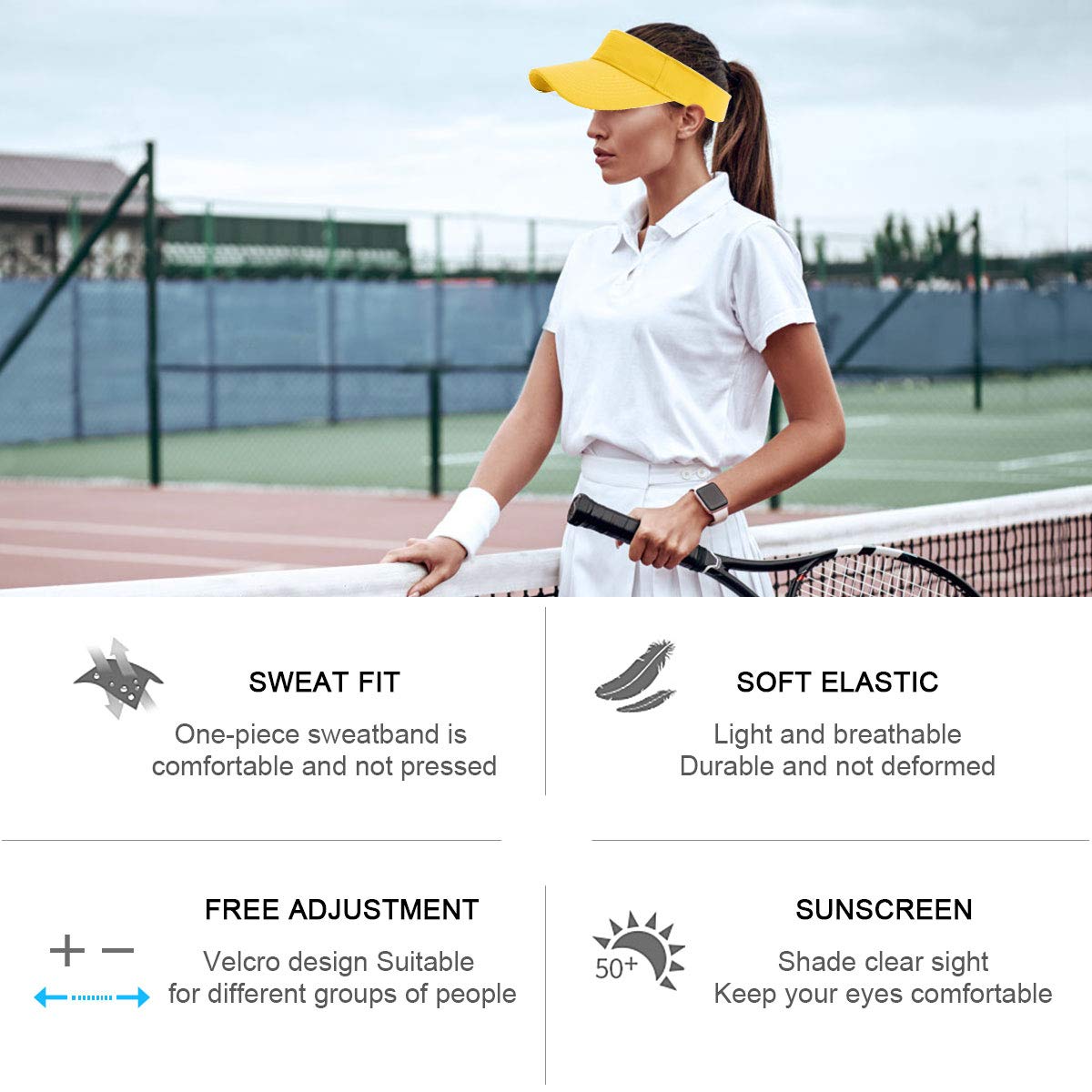 Feng Shui， Gorra con Visera para el Sol, Gorra de béisbol con Cola de Caballo para Mujer, Gorra con Visera Lisa para Deportes al Aire Libre, Sombreros de Tenis de Golf de Sarga Ajustables