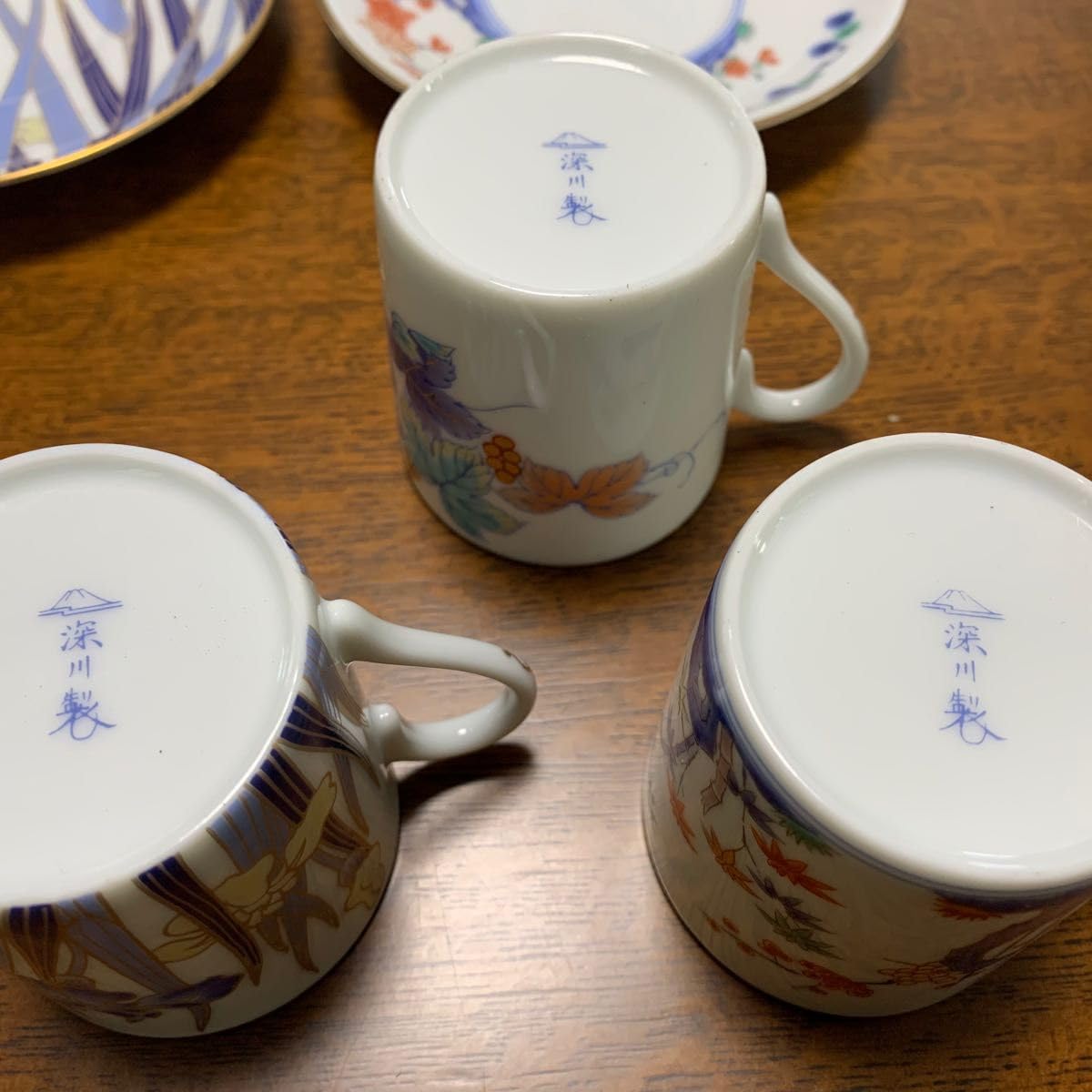 Amazon.co.jp: 有田焼ブランド深川製磁 デミタスカップ&ソーサー3客 