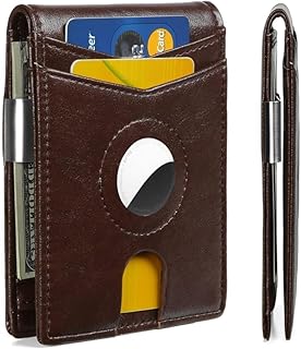 حافظة حماية من ذا باك متوافقة مع آبل اير تاج بتصميم نحيف مصنوعة من مادة شبيهة بالجلد باللون الزيتوني البني