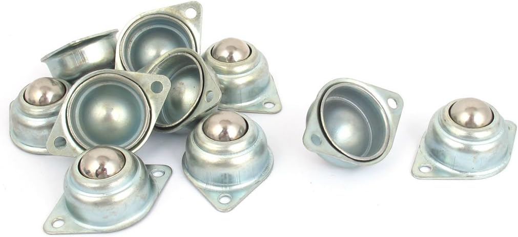 10pcs Flange Mount Ball Transfer Units Luggage Sliding Slides Roller