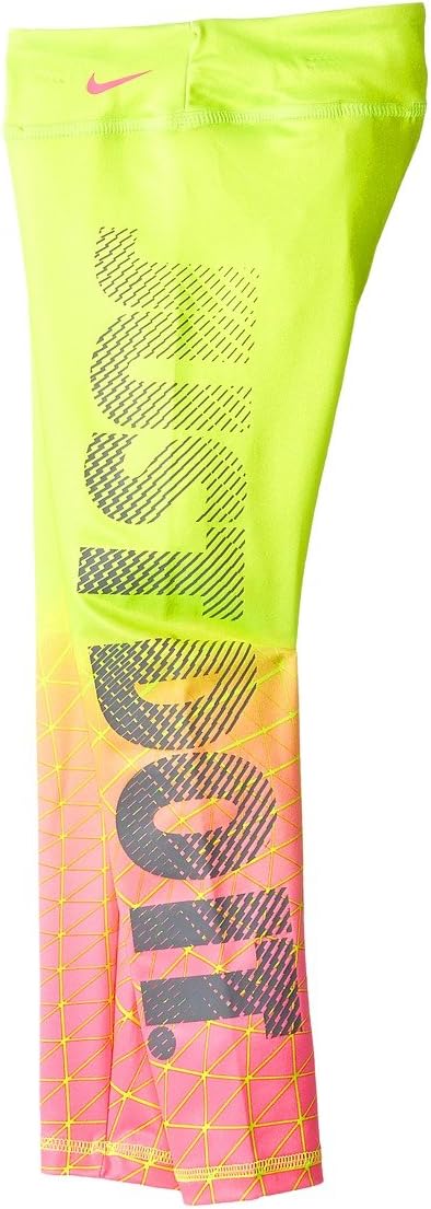 Nike Kids Girl's Dri-FIT Sport Essential Legging (Little Kids) Volt 4 Little Kids
