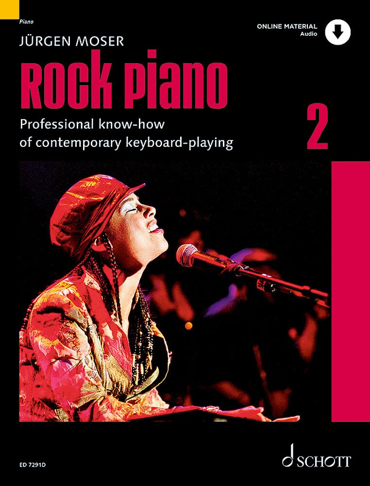 Rock Piano Vol. 2 keyboard or piano (intermediate) Moser with Online material Pr