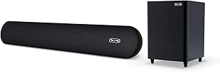 Sound Bar with Wireless Subwoofer, MEGACRA 28-Inch 2.1 Channel 140 Watts Sound Bar with IR Learning Remote, Dual Connection Way, DSP (2019 New Model)