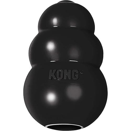 KONG Extreme Dog Toy - Fetch & Chew Toy - Treat-Filling Capabilities & Erratic Bounce for Extended Play Time Most Durable Natural Rubber Material - for Power Chewers - for X-Large Dogs