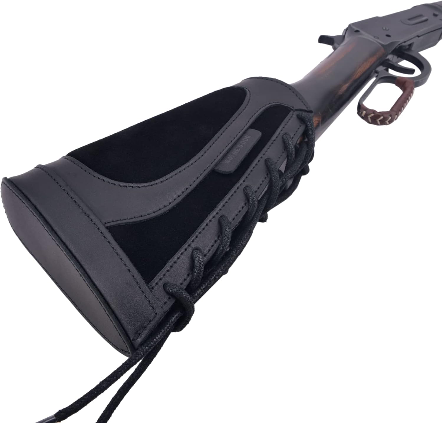 Leather Gun Stock Recoil Pad, Leather Buttstock Extension for Shotguns Rifles Hunting Shooting