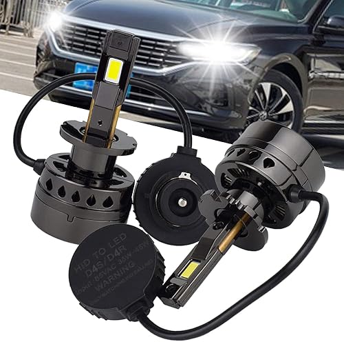 Bombilla D4S / D4R para coche 6500K, 2 unidades, 90 W, 13000 lúmenes, repuesto de haz alto y bajo, bombillas de xenón HID a niebla