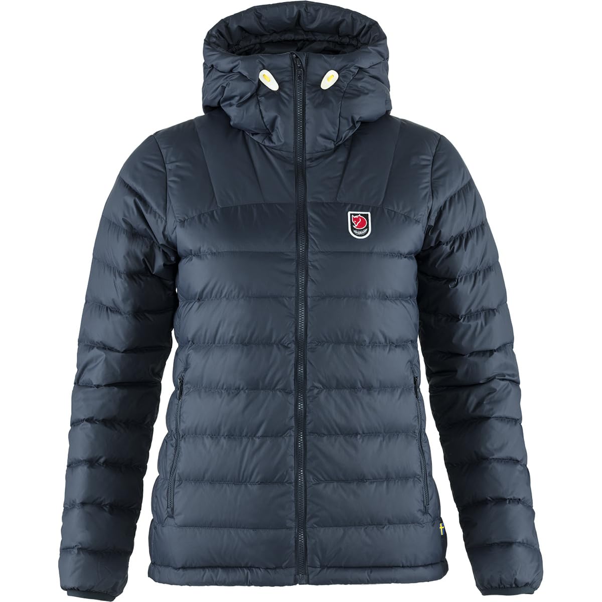 FJÄLLRÄVEN F86122-560 Expedition Pack Down Hooded-Jacket Women, Navy, S