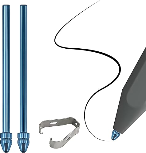 Miniatura 8 de No se desgastan las puntas finas de repuesto de aleación de titanio para Kindle Scribe Basic y Premium Pen digital punta de respaldo suave para