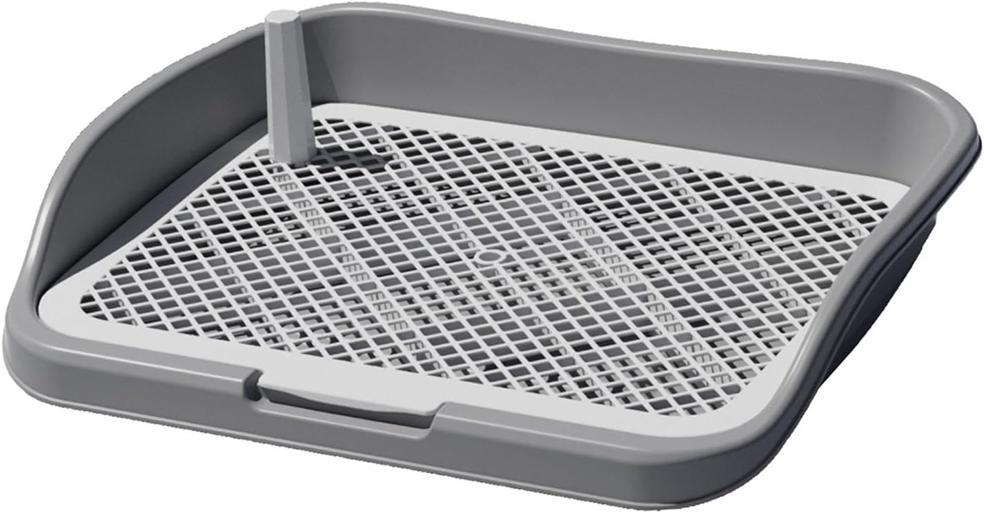 Puppy Pad Holder Indoor Dog Toilet Tray, Gray