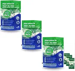 Sachês de Soro Fisiológico em Pó Xô ites, Kit com 120 Unidades, para Alívio e Higienização