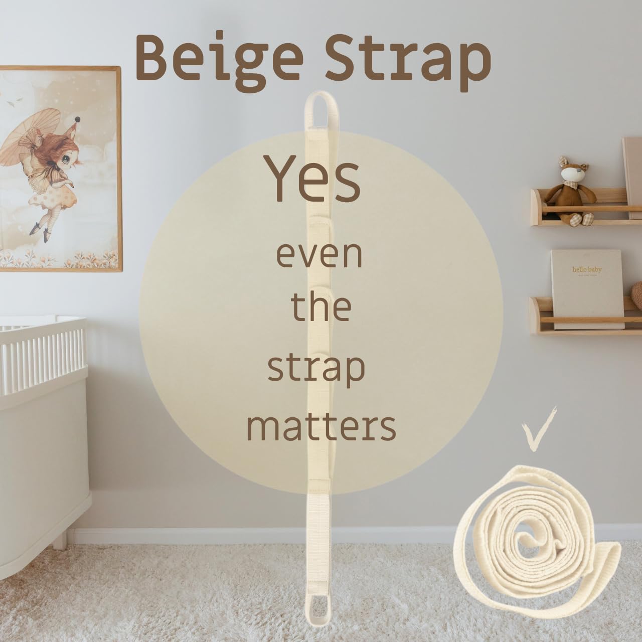 Sensory Swing for Kids & Adults (300 lb Capacity) - Indoor & Outdoor Therapy Swing - Soft Calming Hug Effect for ADHD, Autism & Sensory Seekers - Hardware Included