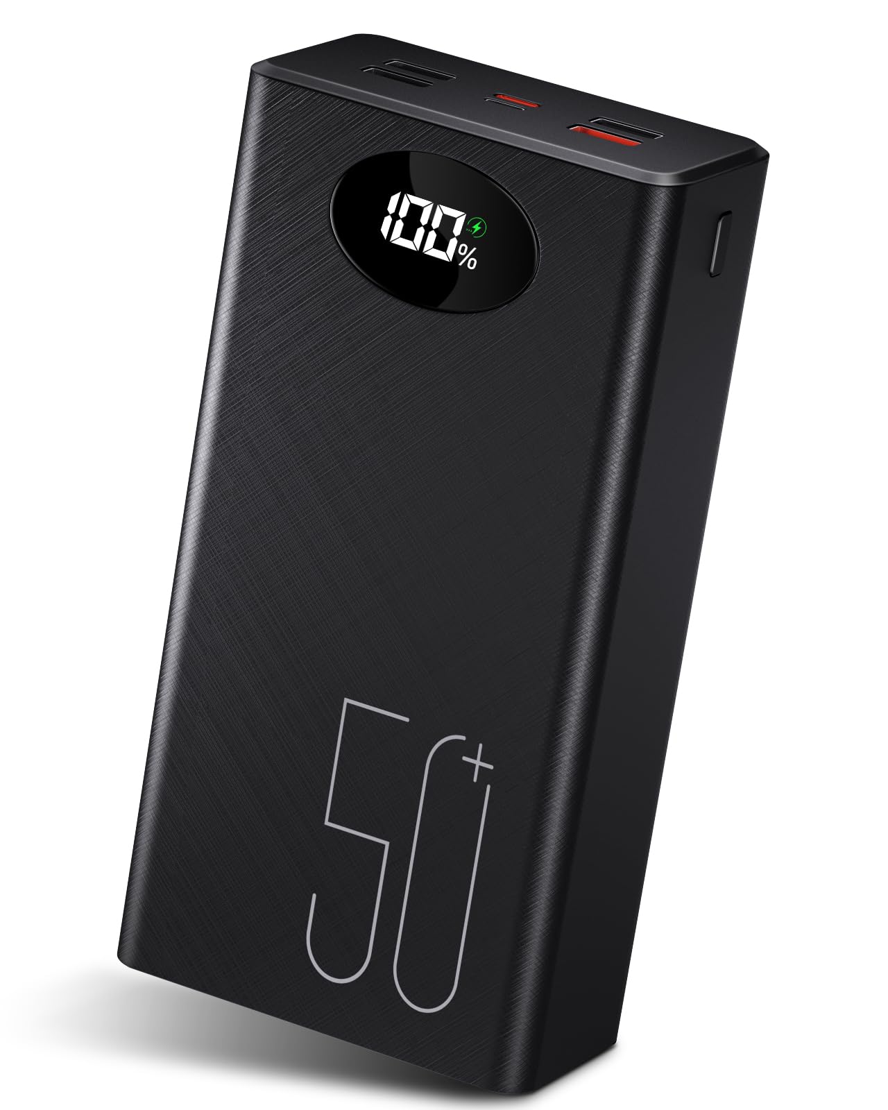 Batterie Externe 50000 mAh Power Bank : Batterie Externe de Charge Rapide 22,5 W avec 5 Sorties et 2 entrées et Lampe de Poche