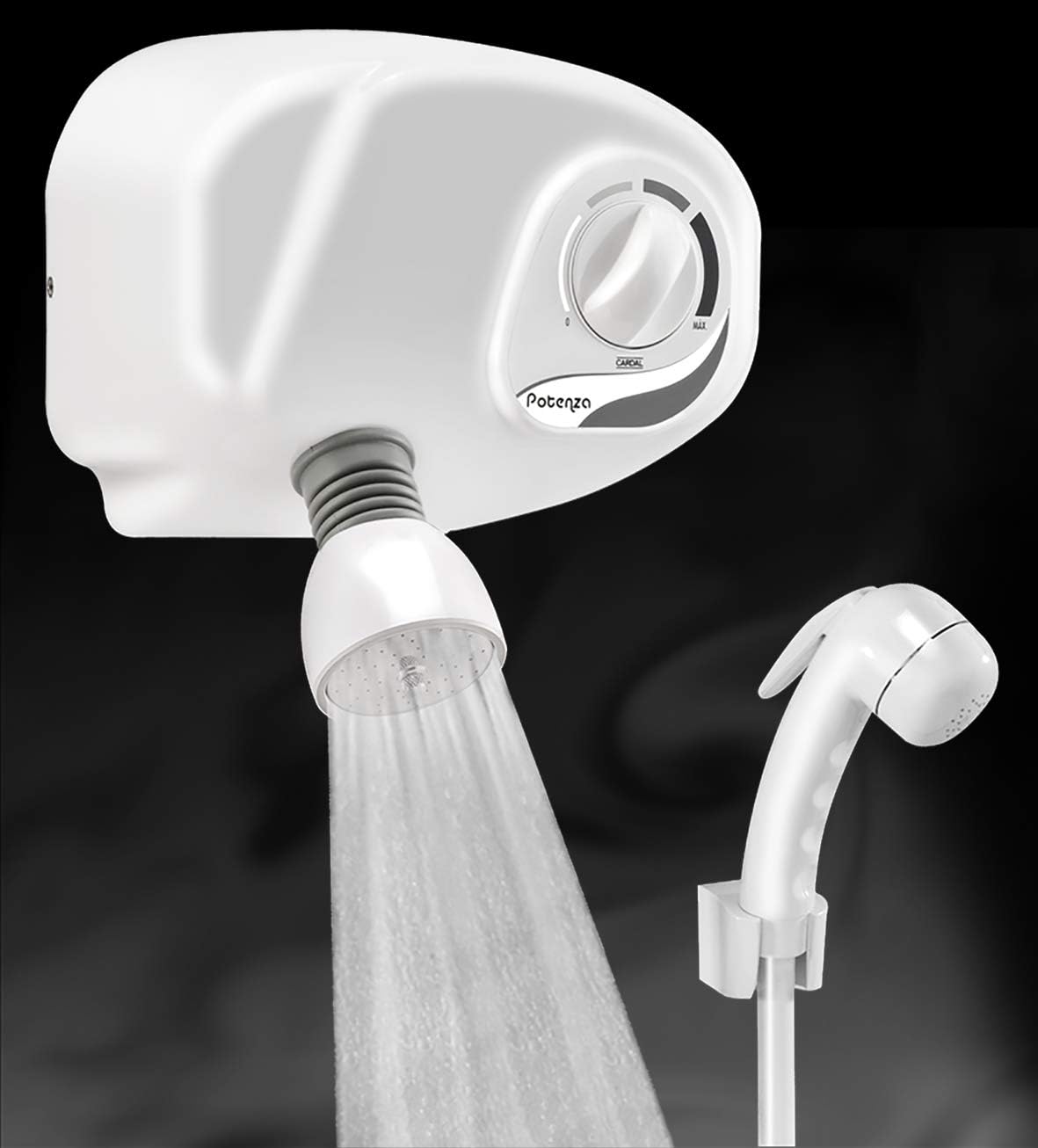 Chuveiro Com Pressurizador Potenza C/Desviador Cardal 220v | Amazon.com.br