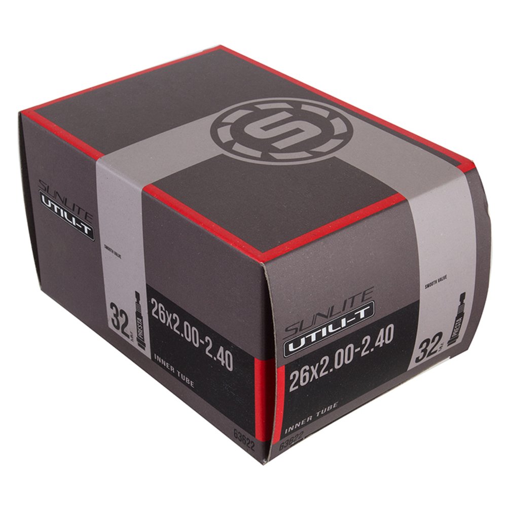 Sunlite Utili-T Standard Presta Valve Tubes, 26 x 2.00-2.40