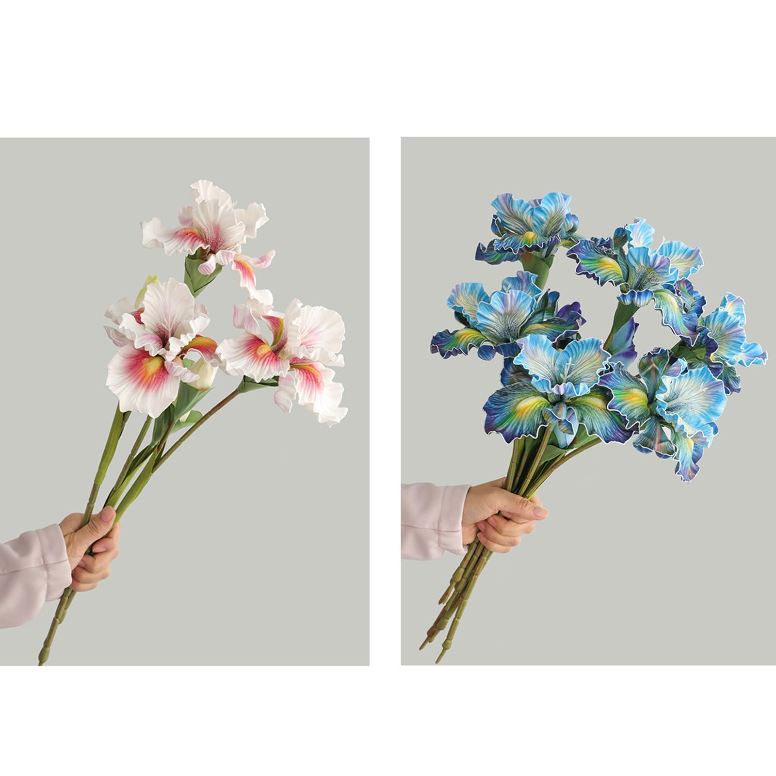 10 künstliche Blumen, Höhe: 45 cm, hohe lichtbeständige Kunstblume für Hochzeitssträuße, Heimdekoration, Hochzeit, Weihnachtsdekoration