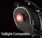 ROCKBROS Bike Seat Bag, Bicycle Saddle Bag Under Seat 3D Shell Cycling Seat Pack for Mountain Road Bikes Black