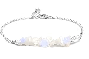 Gempires Moonstone Bar Bracelet: A Luminous June Birthstone Adornment for Special Occasions