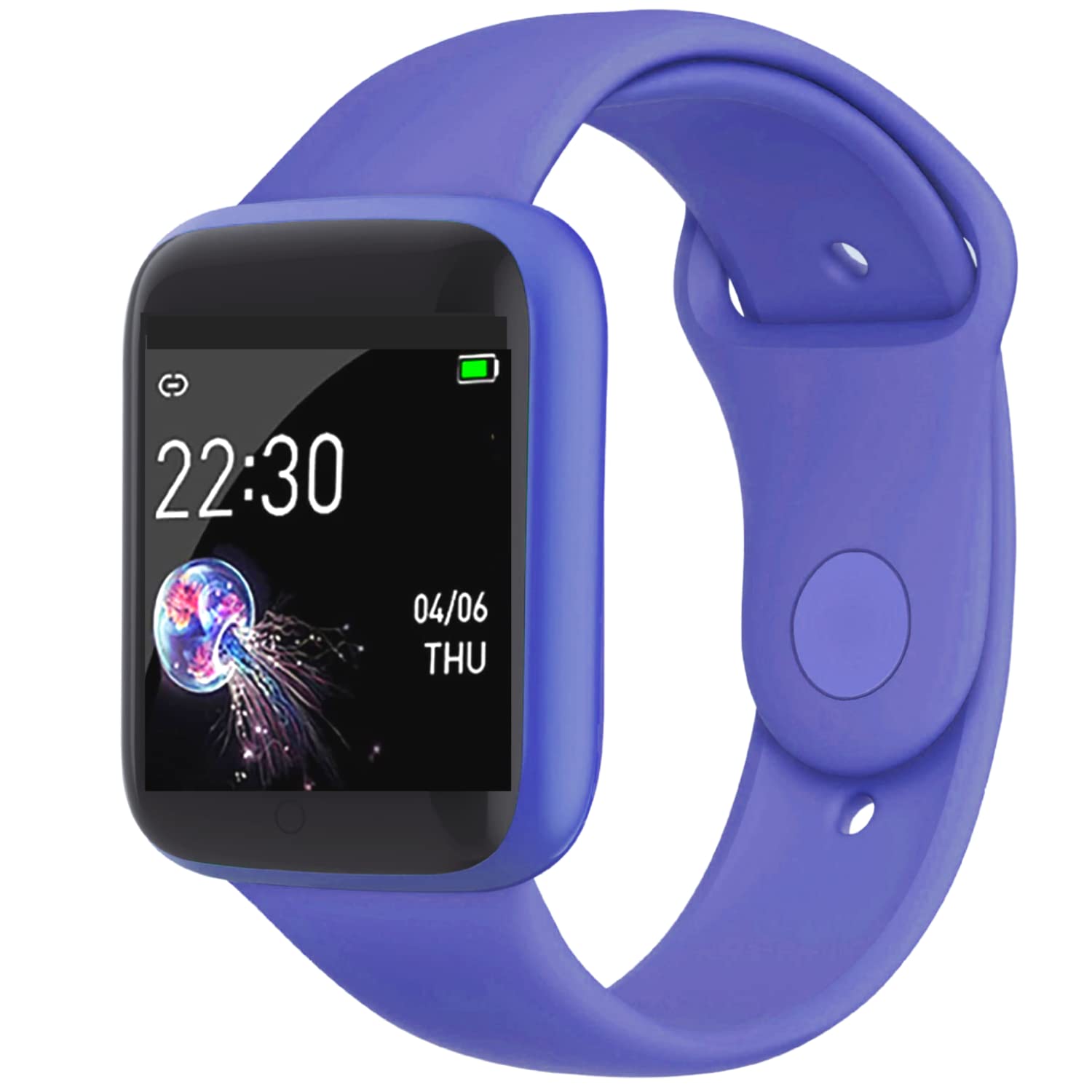 Infinizy (NOW OR NEVER DEAL WITH 12 YEARS WARRANTY) Waterproof Smart Watch JB20 Pro For Men/Women/Boys/Girls and All Age Group Features Like Daily Activity Tracker, Heart Rate Sensor, Sleep Monitor And Basic Functionality -DARK BLUE