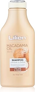 شامبو بزيت المكاديميا للشعر الناعم من ليلين، عبوة 350 ملليلتر
