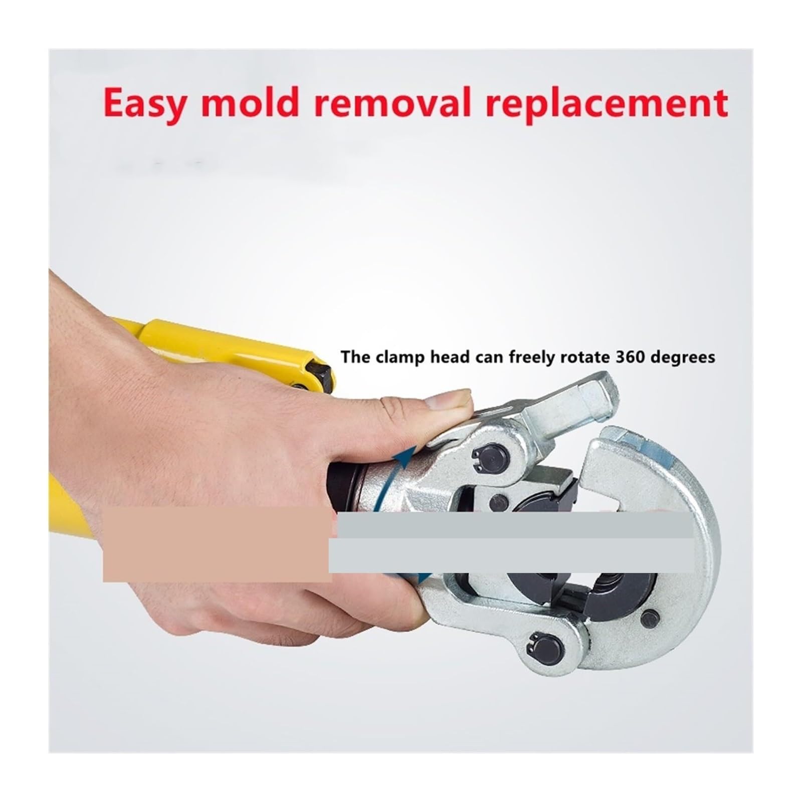 Herramienta Hidráulica, Llave De Tubo Hidráulica, Alicates Prensado Acero Inoxidable, Herramientas Fontanero Para Plástico Aluminio,Potencia de corte