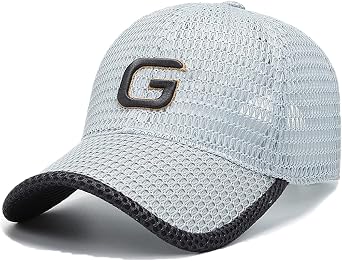 FASHIXD Baseball Cap for Men Summer Mesh Trucker Hats Breathable Running Hat Outdoor Sports Quick Dry Hat