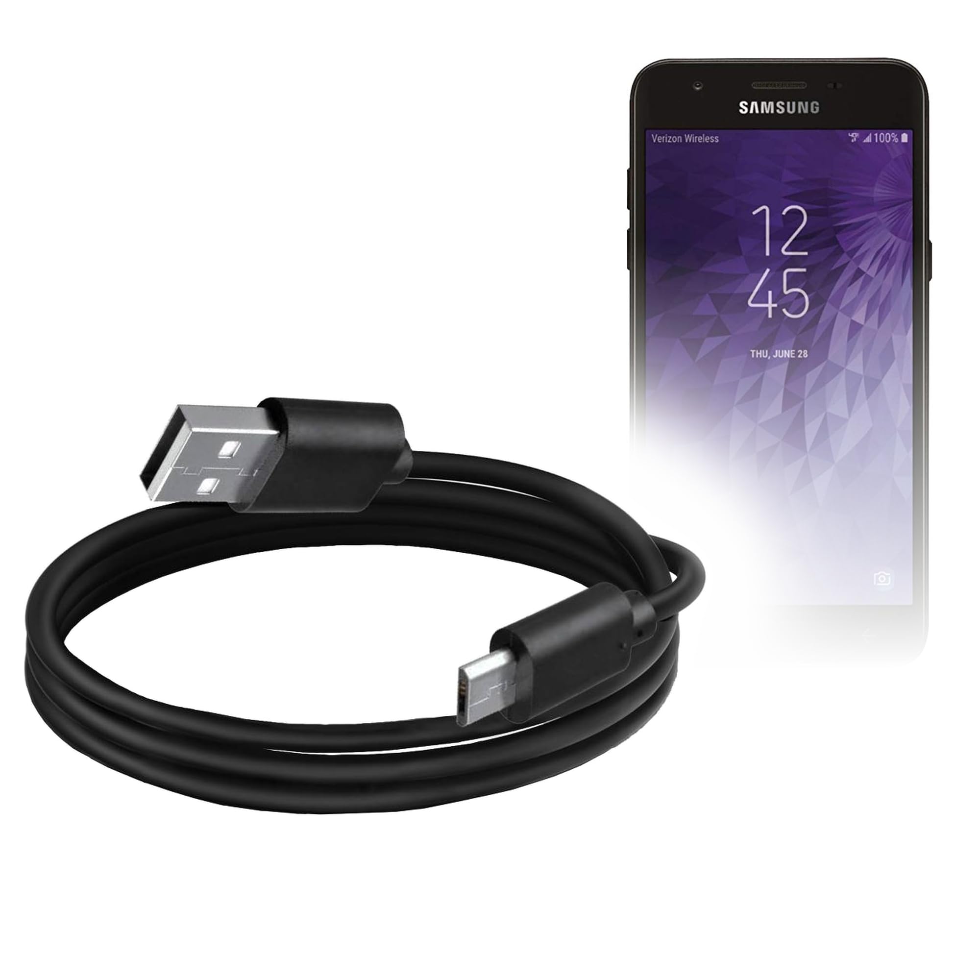 Câble de synchronisation rapide Samsung Galaxy J3 Orbit cordon chargeur durable - 5