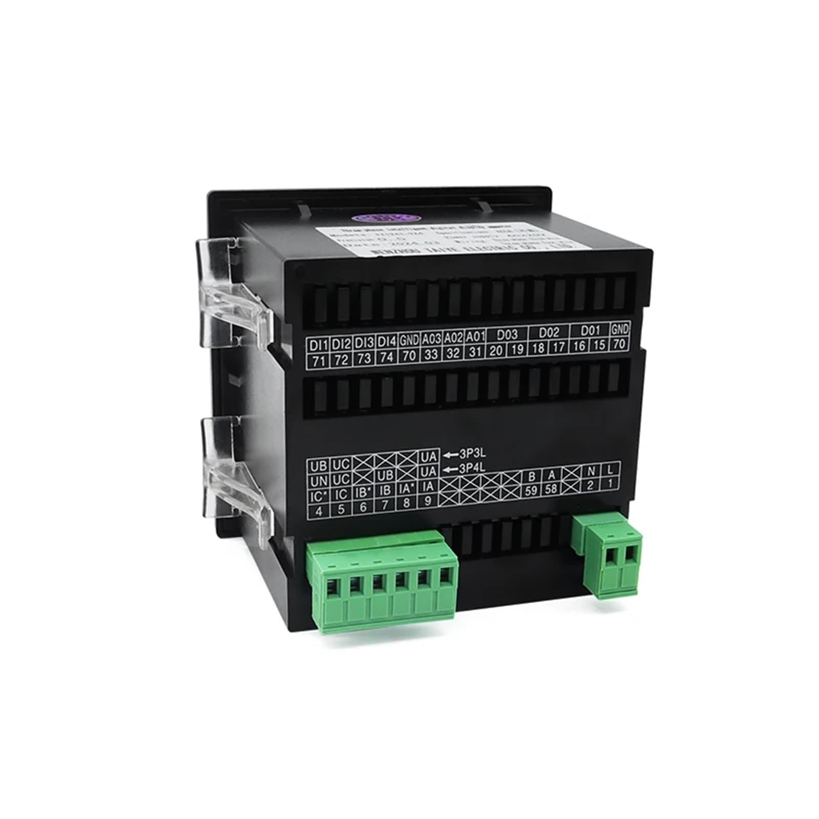 Trójfazowy cyfrowy wyświetlacz LED, 96 x 96 mm, amperomierz z transformatorem prądowym 50a, 100a, 150a, 200a, AC 220 V