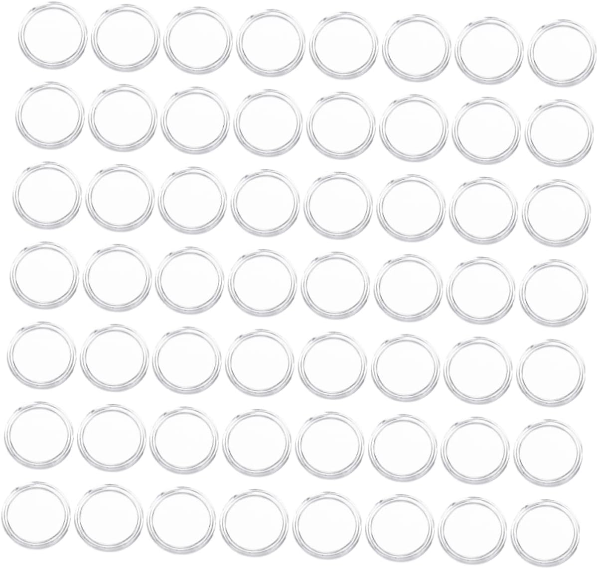 Uonlytech 400pcs Coin Protectors for Coins Acrylic Storage Boxes Bins Lids and Exchange