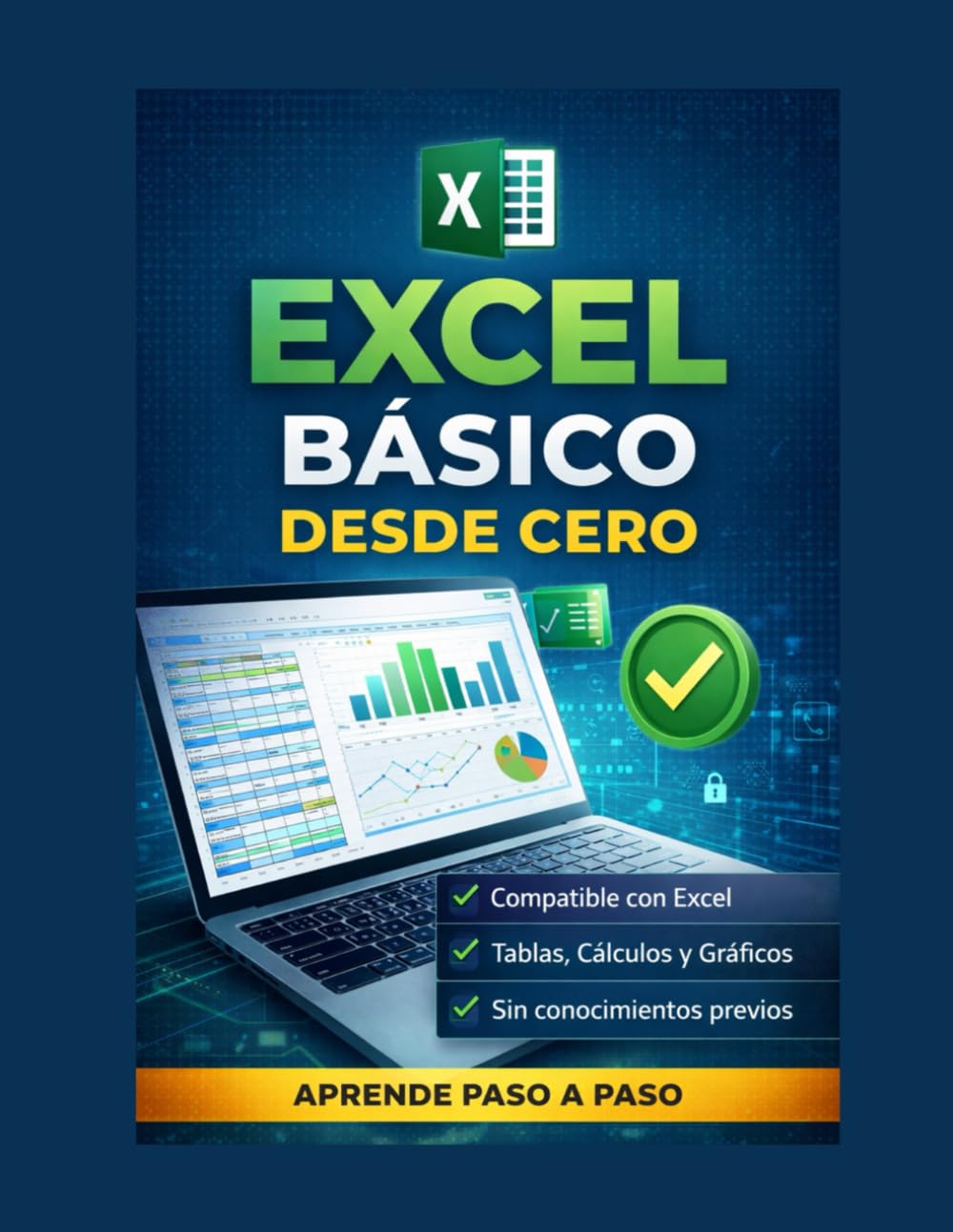 Excel Básico Desde Cero: Guía práctica paso a paso para aprender Excel sin conocimientos previos