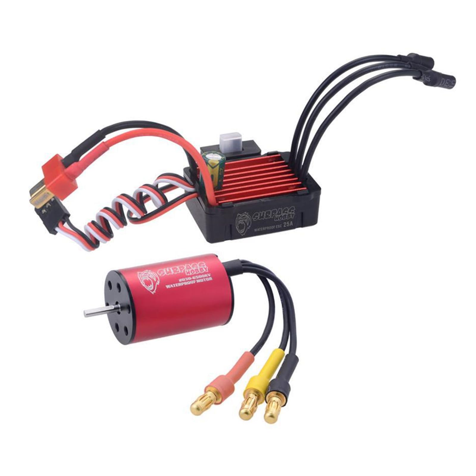 Amazon.com: 7.4V 2S 2030 6500KV Waterproof Brushless Motor with