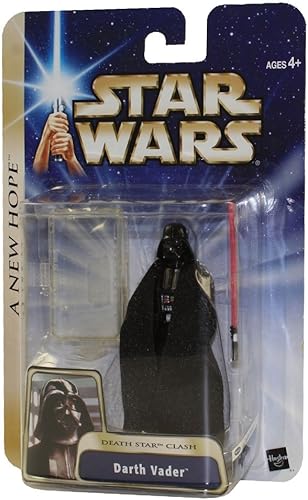 Star Wars Saga Gold Stripe Estrella de la Muerte Choque Darth Vader Salón de la Fama #32