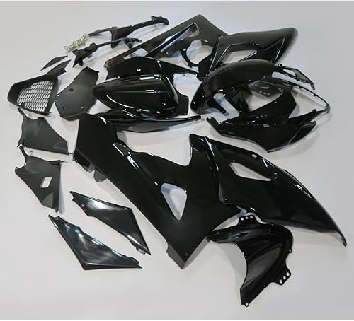 Miniatura 2 de ZXMOTO Kit de carenado de carrocería de plástico ABS para 2005 2006 Suzuki GSXR 1000 K5 pintado negro brillante