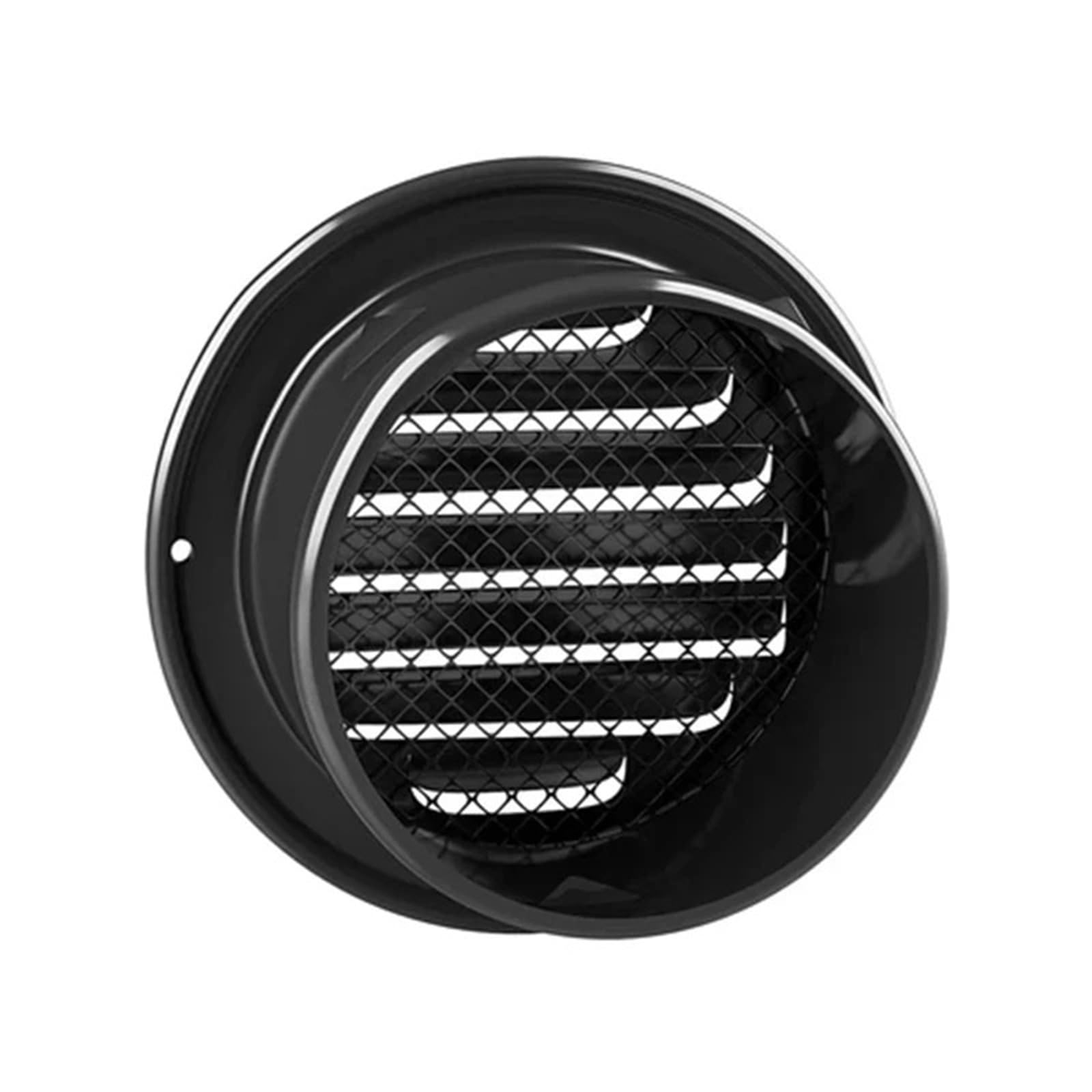 Grilles de ventilation 6 pouces noires en inox pour aération murale extérieure cuisine
