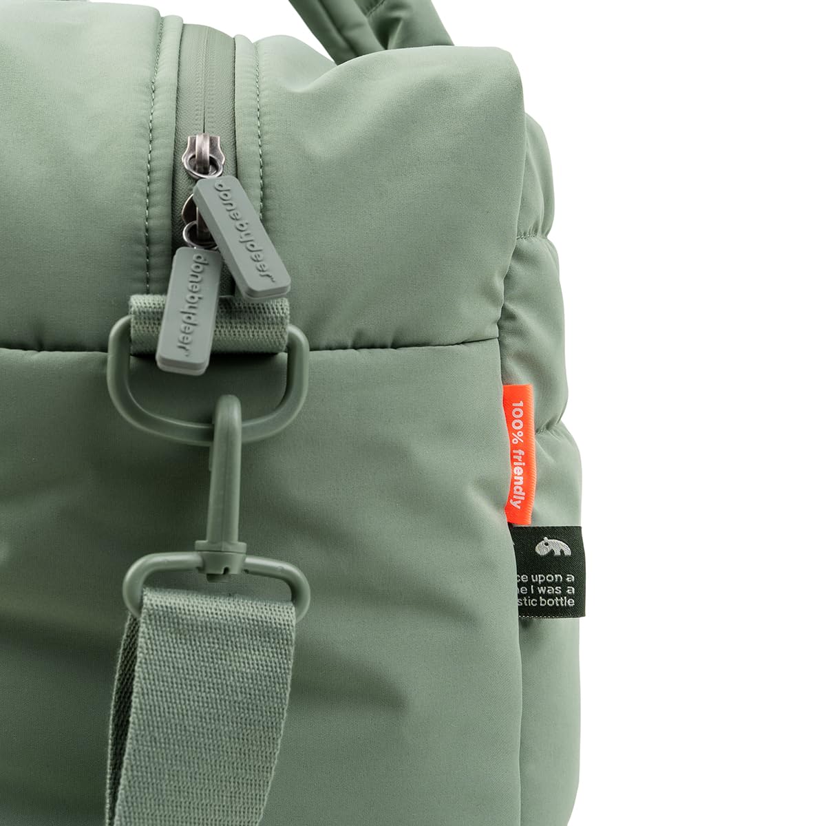 Done by Deer Wickeltasche Kinderwagen - Windeltasche - Kinderwagentasche mit Wickelunterlage, Schulterriemen, Tragegriffen & Kinderwagen-Haken - aus Recyceltem Polyester - 41 x 21 x H 29 cm - 24 L