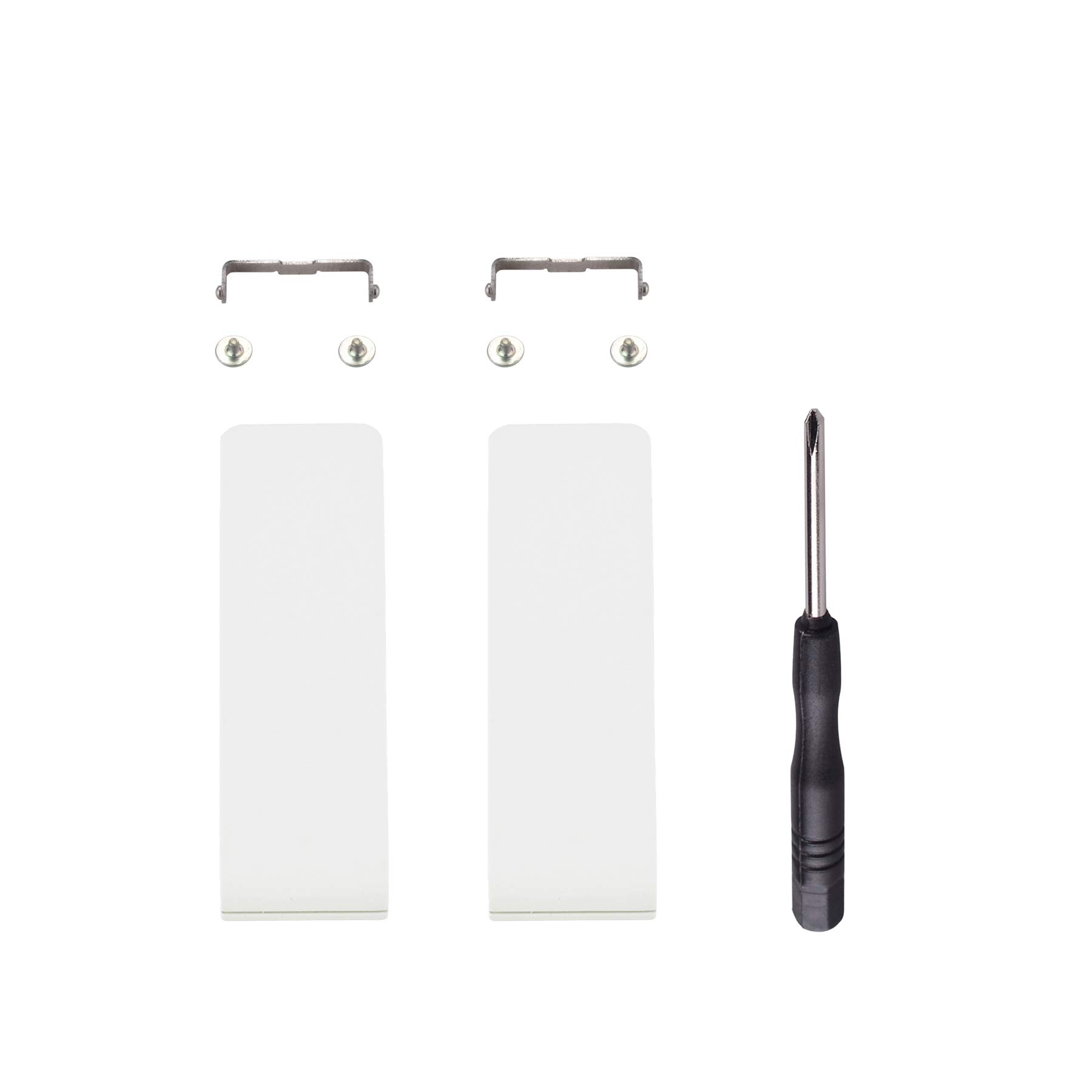 eXtremeRate 2 Piezas de Kickstand para Nintendo Switch Soporte de Reemplazo Kickstands Soporte de Host Trasero Holder Kick Stand para Consola Nintendo Switch-No Incluye Consola(Blanco)
