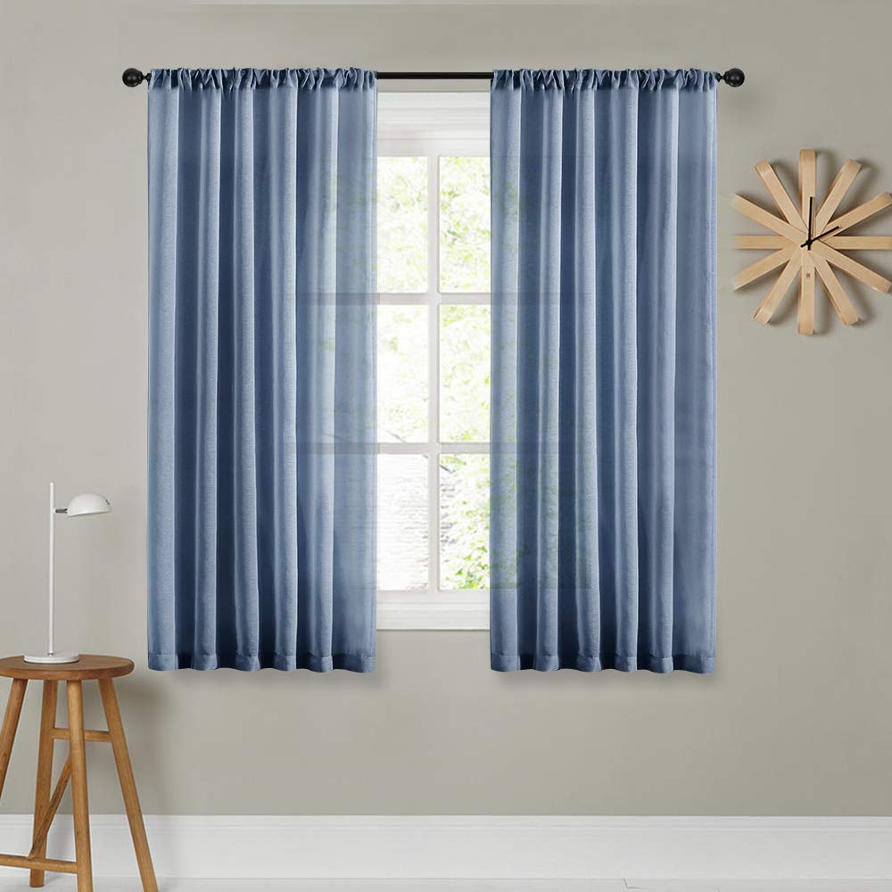 Denim Blue Curtains Curtains & Drapes