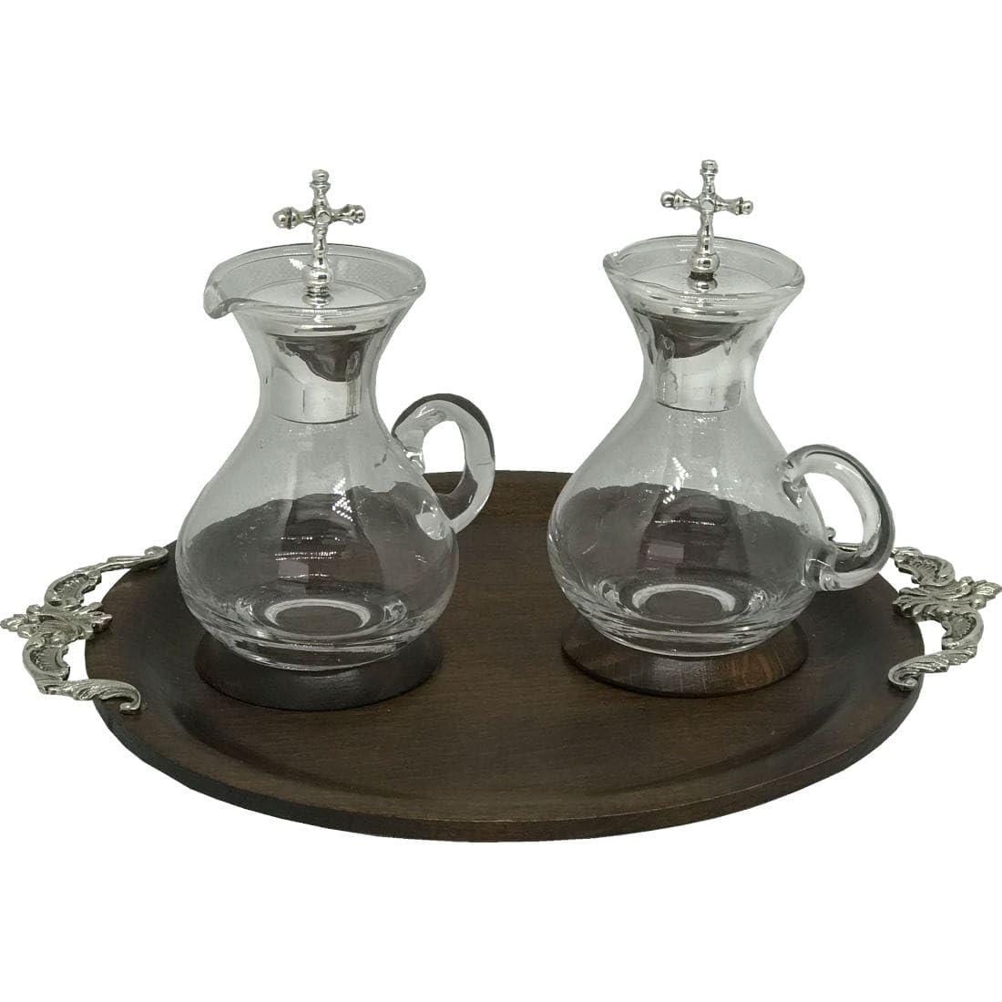 Rasseln aus Silber und Kristall