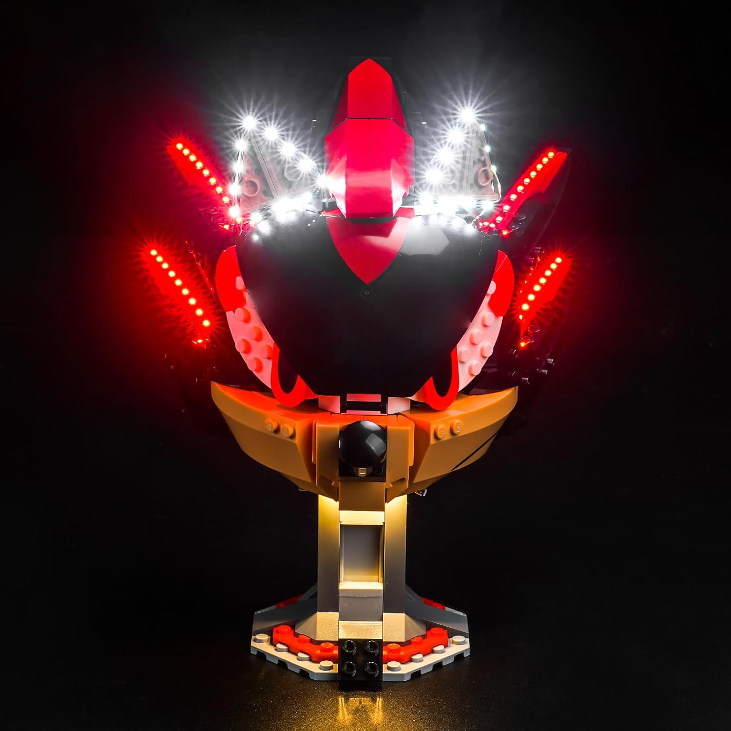 BrickBling LED Lighting Kit Compatible with Lego Sonic The H' Edgehog: Shadow The H' Edgehog (NO Model), Lights Compatible with Lego 77000 Play Set (RC Version Light)