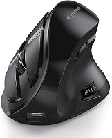 seenda Vertikális Ergonomikus Egér - Bluetooth 5.0 + 2.4G Vezeték Nélküli, Újratölthető, Többeszközös Kompatibilitás Windows/Mac/Android/iOS 1