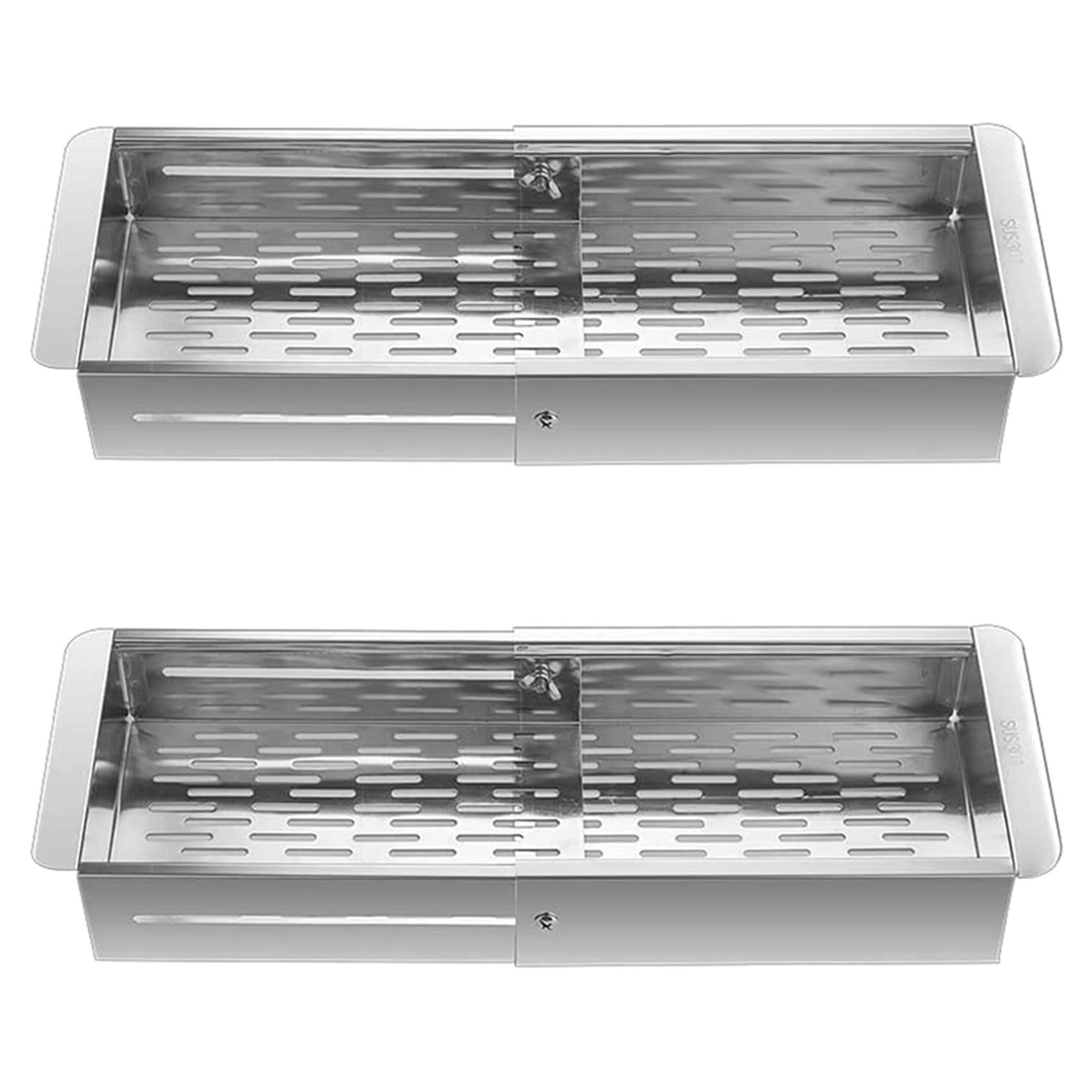 Passoire panier extensible en inox réglable pour un égouttage propre de vos pâtes