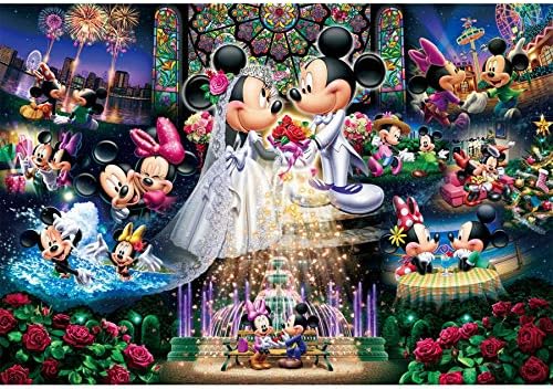 Artoree DIY 5D Diamond Painting by Number Kit for Adult, Full Drill Diamond Embroidery Kit Home Wall Decor-20x14" Wedding Wishes