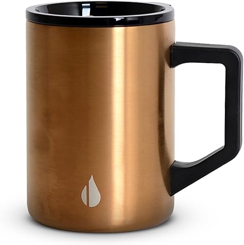 Elemental Taza de café aislada – Taza de viaje Summit de acero inoxidable de triple pared para bebidas calientes y frías – Taza de café térmica con