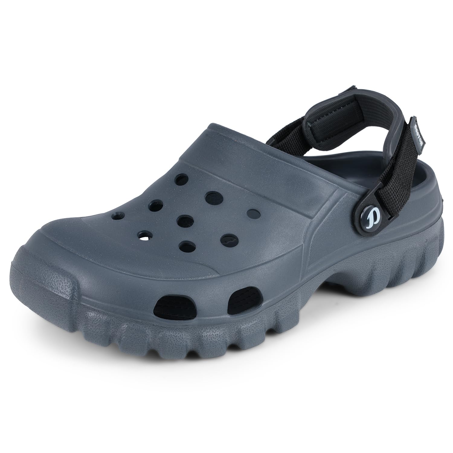Men's Classic Casual Sports Clogs/Sandals with Adjustable Back Strap for Adult | Comfortable & LightWeight| Stylish & Anti-Skid|Waterproof & Everyday Use Mules for Gents & Boys D-546