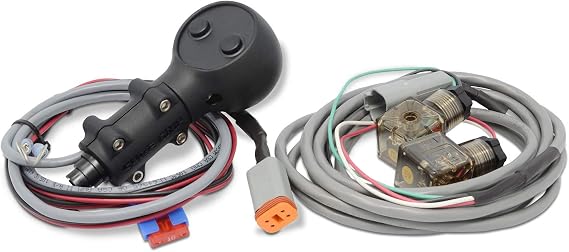 Hydraulic Third Function Valve Kit w/Joystick Handle for Tractor/Loader, 1/2 AG Couplers