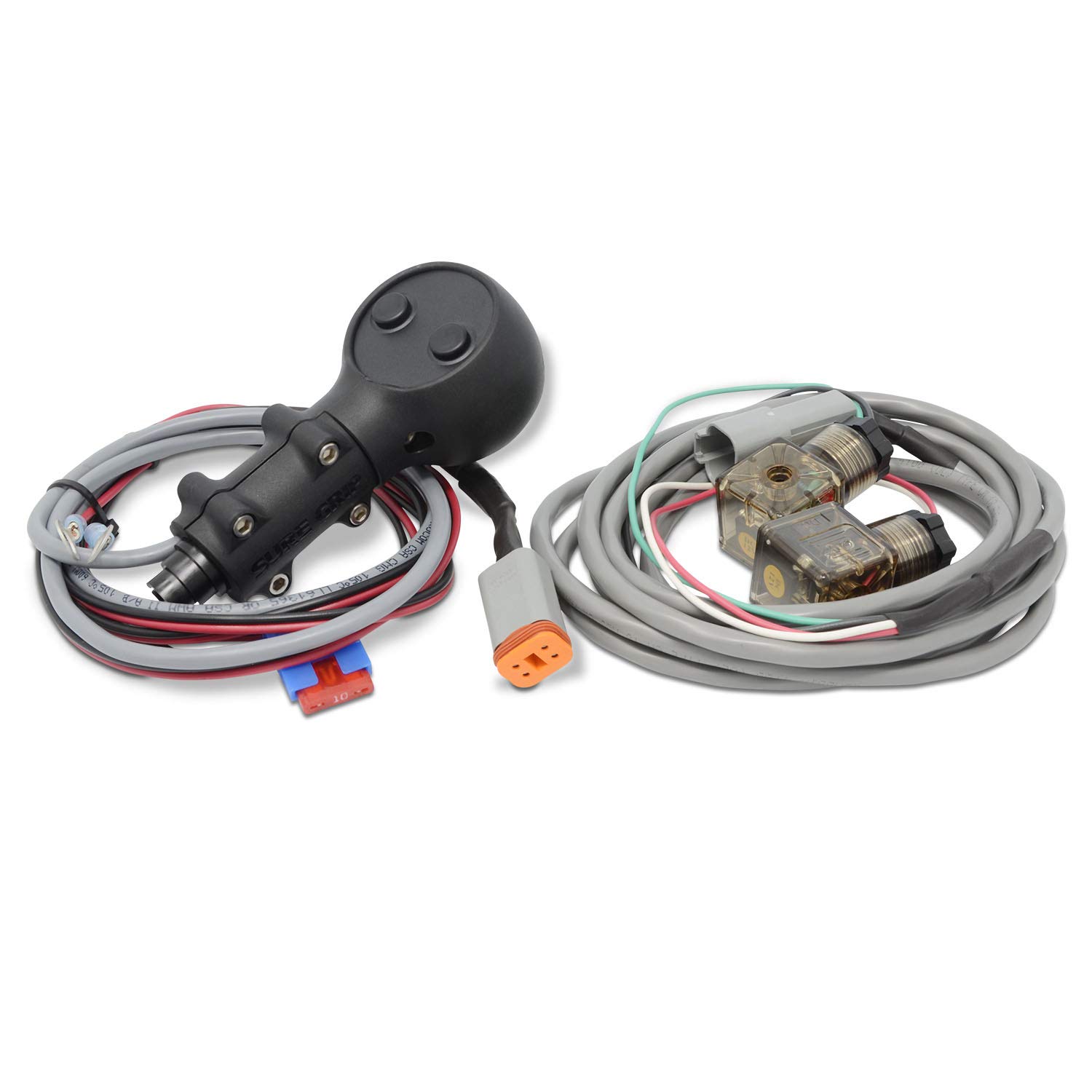 Hydraulic Third Function Valve Kit w/Joystick Handle, 21 GPM (1/2" Flat Face Couplers)
