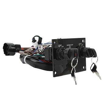 Outboard Dual Engine Switch Panel Assembly Durable and Reliable Replacement for Dual Engine 37100-96J14 37100-96J17 1 Set