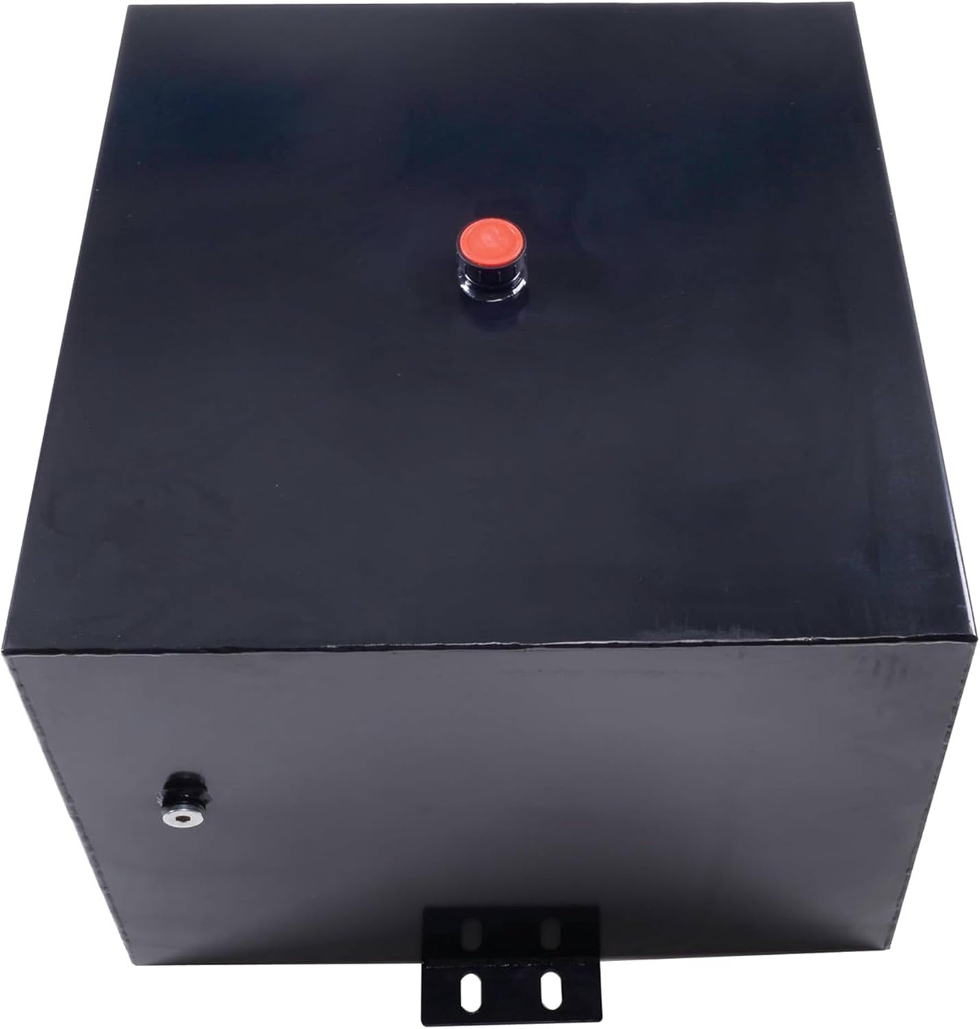 Field Tuff 20 Gallon 14 Gauge Welded Steel Hydraulic Fluid Reservoir Tank with 2 Inch Suction Port and 1 Inch Return Port, Black, FTF-20GOR