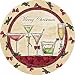 Thirstystone Stoneware Coaster Set, Merry Christmas Cocktails