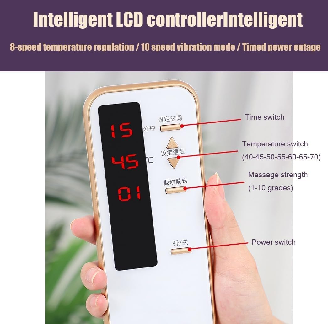 Quemador De Sauna con Cinturón De Masaje Eléctrico Portátil para Hombres Y Mujeres, Equipo para Quemar Grasa para Adelgazar Y Tonificar El Quemador De Grasa del Vientre, Promover La Digestión